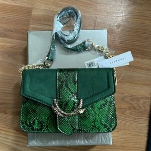 Topshop shoulder strap purse